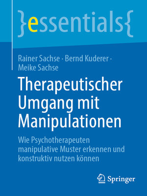 cover image of Therapeutischer Umgang mit Manipulationen